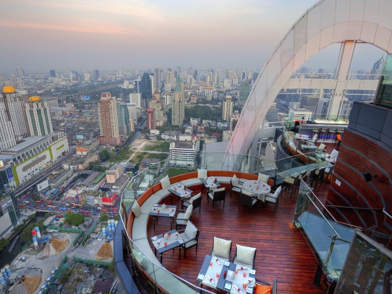 Image result for rooftop dining bangkok