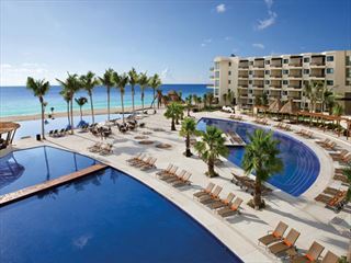 Pool area at Dreams Riviera Cancun Resort & Spa