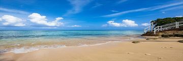 The beach at The Club Barbados