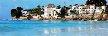 Houses along the Barbados coastline