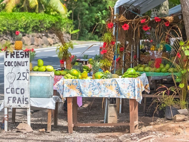 fruit stall tahiti