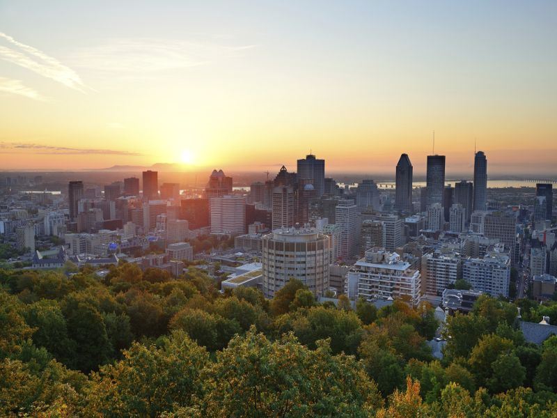 montreal at sunrise