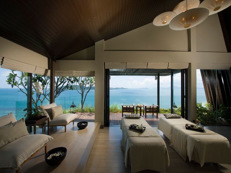 spa treatment suite at conrad koh samui