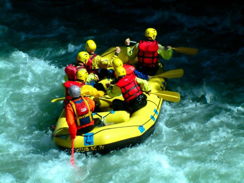 white water rafting